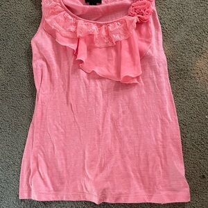 AB Studio Coral Sleeveless Blouse